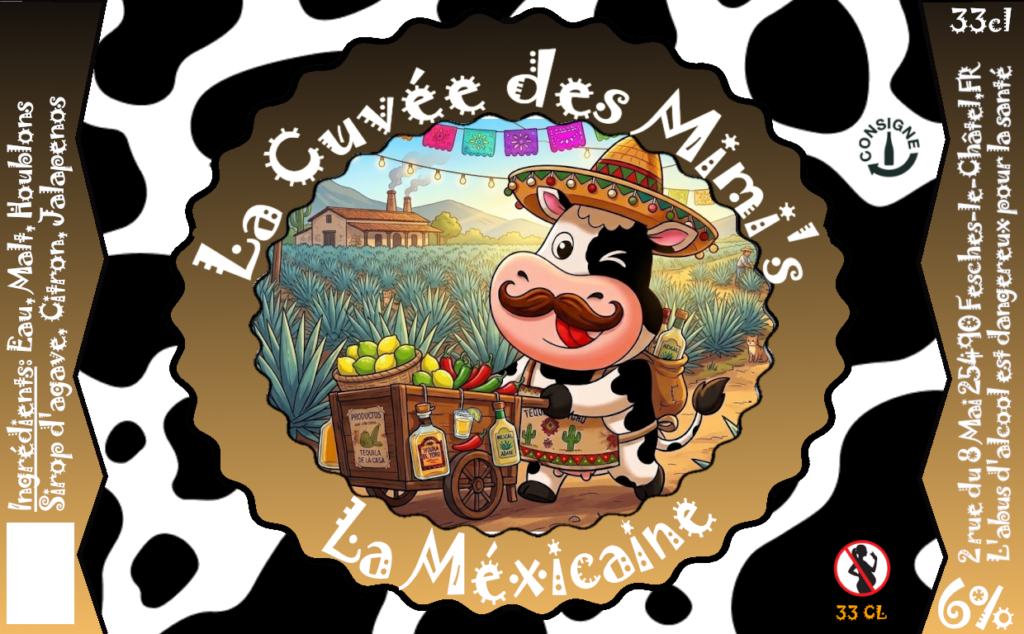 2 La Méxicaine (Sirop d'agave "téquila", écorce de citron et piment jalapenos)